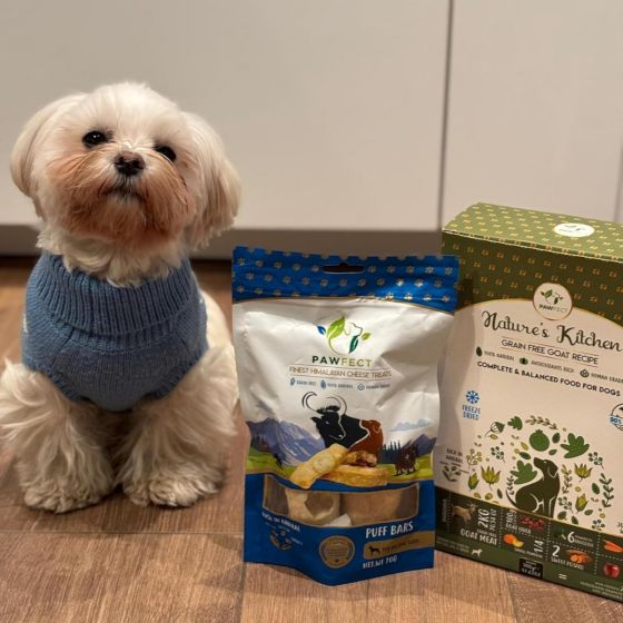 Nature's Kitchen Gevriesdroogd Geitenvlees Recept - Hypoallergeen & Duurzaam (500g)