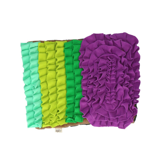 AFP Dig it - Rectangle Fluffy Mat - Kleurrijke Mentale Uitdaging Mat