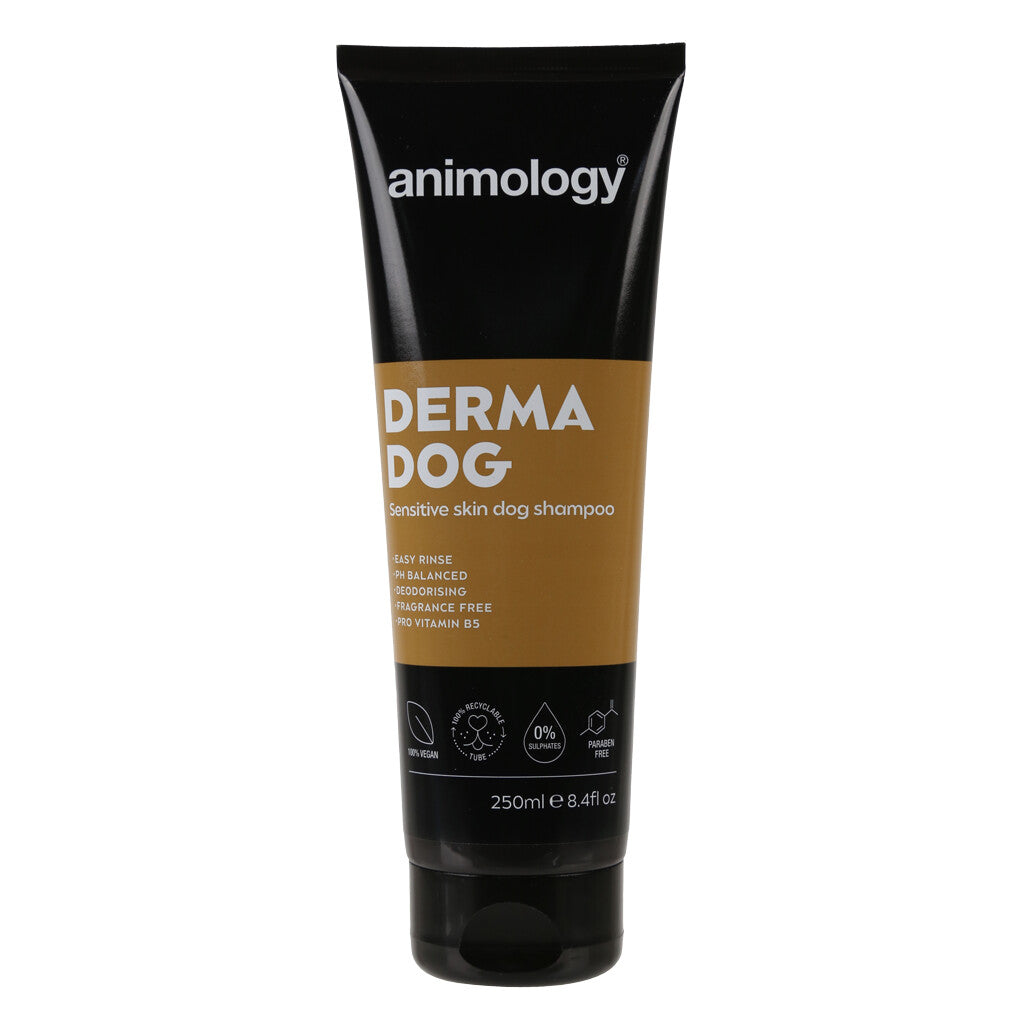 🌸 Gevoelige Huid Shampoo - Animology Derma Dog 250ml | Extra Mild & Vegan