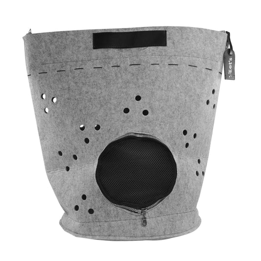 Let's Sleep Pet Cave TeePee Grijs - Milieuvriendelijk Kattenhuis