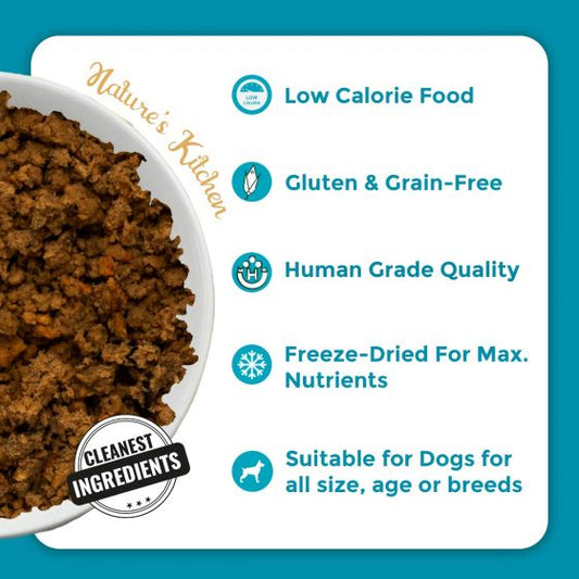 Nature's Kitchen Gevriesdroogd Visrecept - Met Groenlipmossel voor Gewrichten (250g)