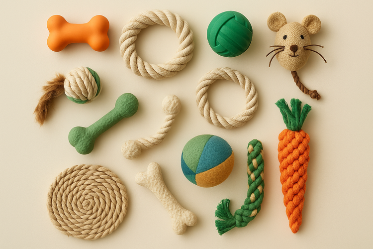 Eco-vriendelijk huisdierenspeelgoed