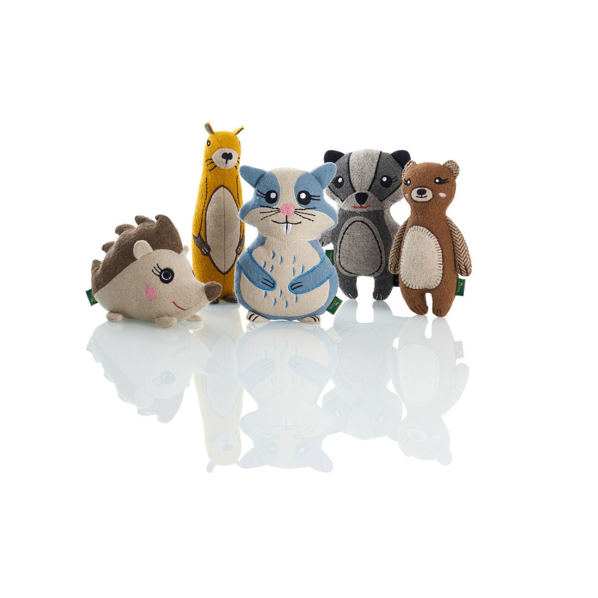 Soft toy for dogs Hunter Brown 100 % Recycled Hedgehog-2