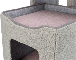 TRIXIE KITTEN KRABPAAL CARLITA GRIJS / LILA 63 CM OP=OP