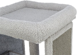 TRIXIE KITTEN KRABPAAL CARLITA GRIJS / LILA 63 CM OP=OP