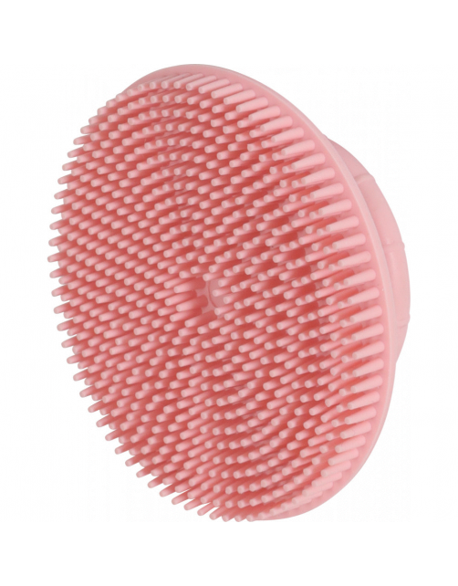 🔄 Zolux Anah Borstel Rond Rubber - Roze Rubberen Borstel voor Korte & Halflange Haren