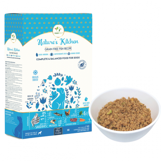Nature's Kitchen Gevriesdroogd Visrecept - Met Groenlipmossel voor Gewrichten (250g)