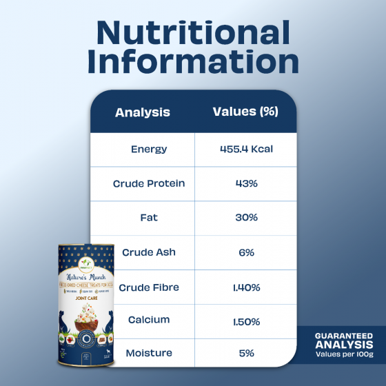 Nature's Munch Joint Care - Functionele Kaassnacks voor Gewrichten (75g)