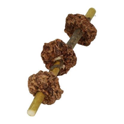 Natuurlijk Triple Fruit Kattenspeelgoed met MADNIP - Bamboe Stick