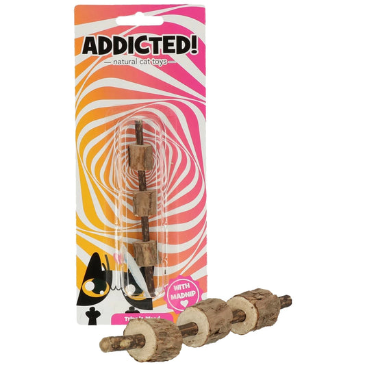 Addicted! Triple Wood - Natuurlijk Kattenspeelgoed met MADNIP