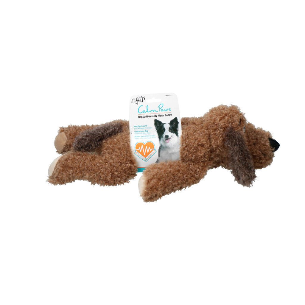 💓 AFP Calm Paws Anti-Anxiety Plush Buddy - Knuffel met Hartslag | Tegen Verlatingsangst
