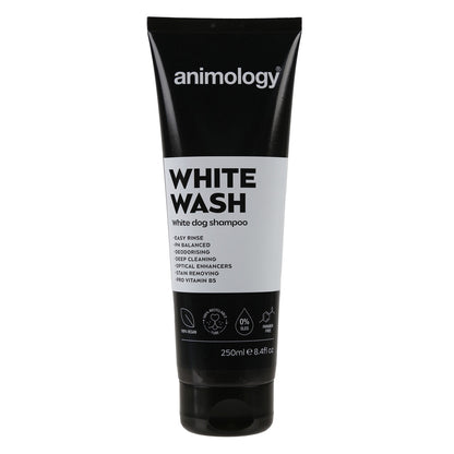 Witte Vacht Shampoo - Animology White Wash 250ml | Vlekverwijderend & Vegan