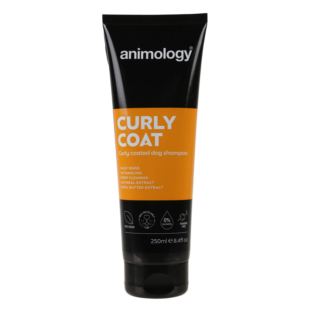 🌀 Krullende Vacht Shampoo - Animology Curly Coat 250ml | Havermout & Sheaboter