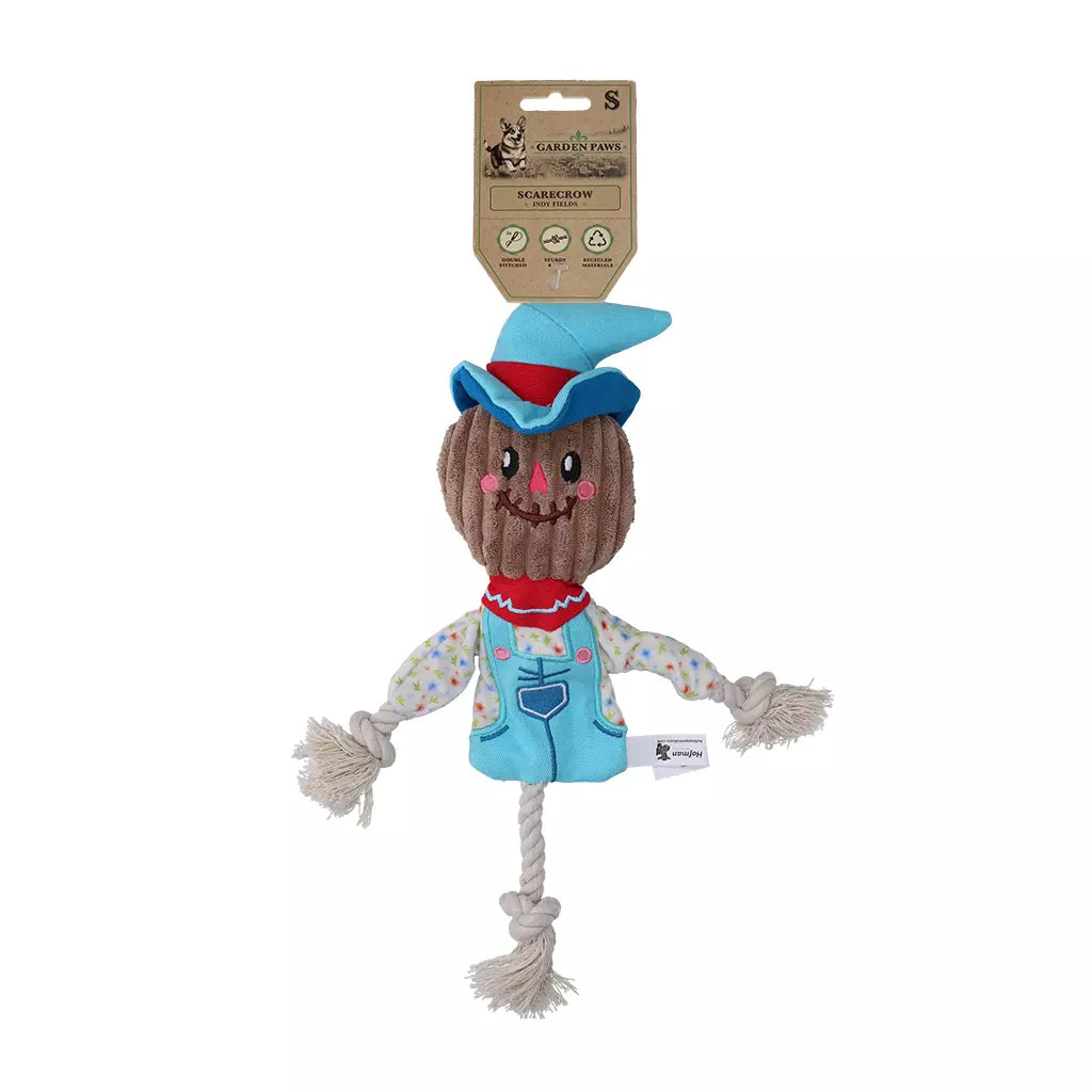 Garden Paws Scarecrow - Duurzaam Hondenspeelgoed