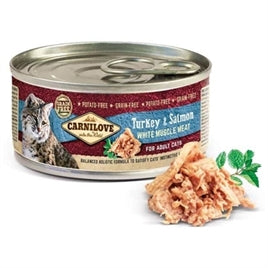 CARNILOVE CANS CHICKEN / DUCK / PHEASANT 12X100 GR