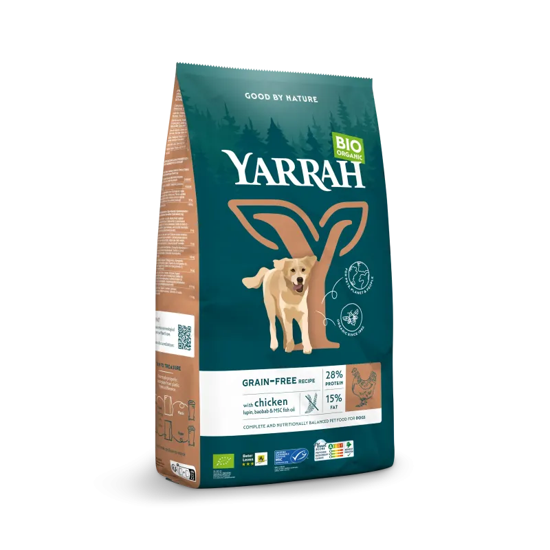 Biologische Brokken Graanvrij Kip/Vis - Premium Hondenvoer 10kg