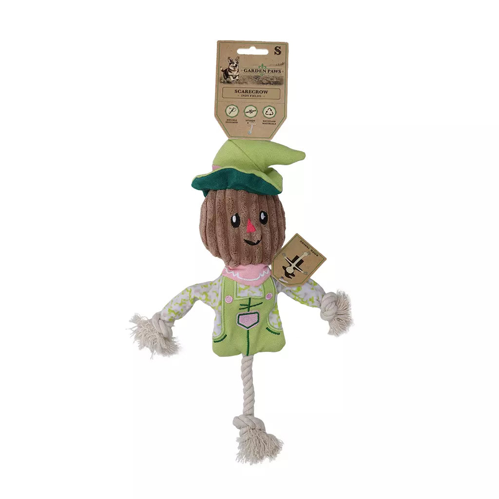 Garden Paws Scarecrow - Duurzaam Hondenspeelgoed