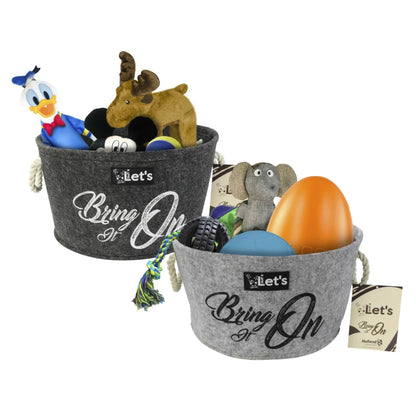 Duurzame Opbergmand voor Huisdierspeelgoed - Let's Stuff It Bring it On