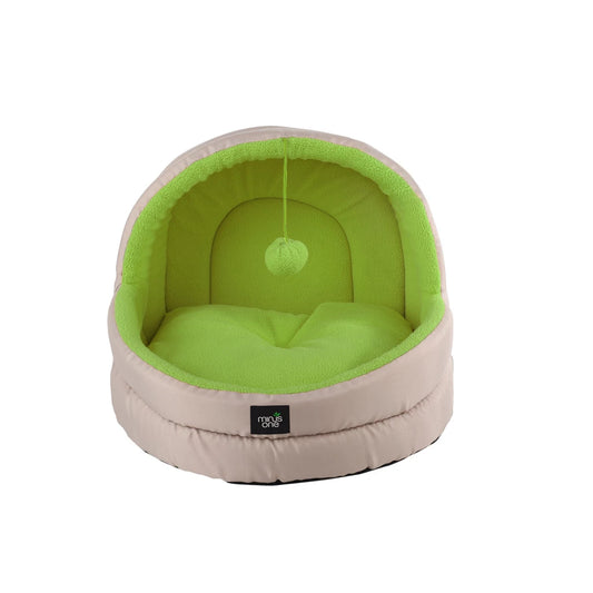 Minus One Hideaway Cat Cave Meadow - Duurzame Kattengrot van Gerecyclede Flessen