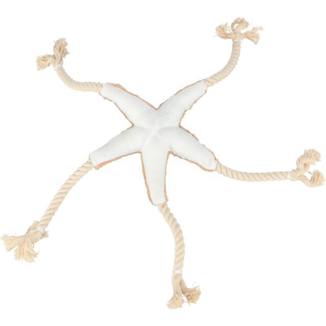 Trixie Be Nordic Zeester Jane - Pluche/Touw Speelgoed Beige