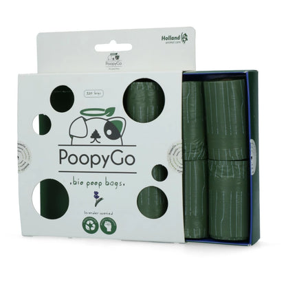 Biologisch Afbreekbare Poepzakjes 120 stuks | Lavendelgeur | PoopyGo Eco-Friendly