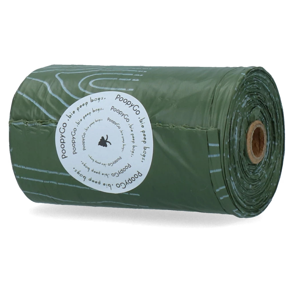 PoopyGo Biologisch Afbreekbare Poepzakjes Single Roll - Lavendelgeur | 15 stuks