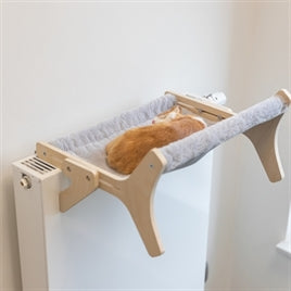 Trixie Hangmat Hout Onbehandeld Grijs 47x24x38 cm