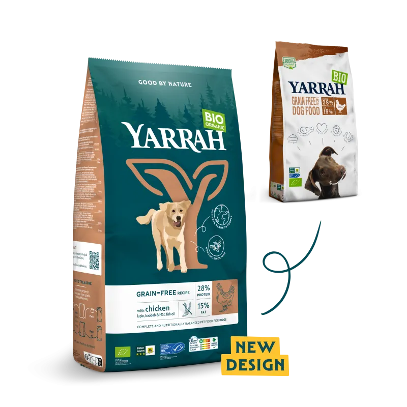 Biologische Brokken Graanvrij Kip/Vis - Premium Hondenvoer 10kg