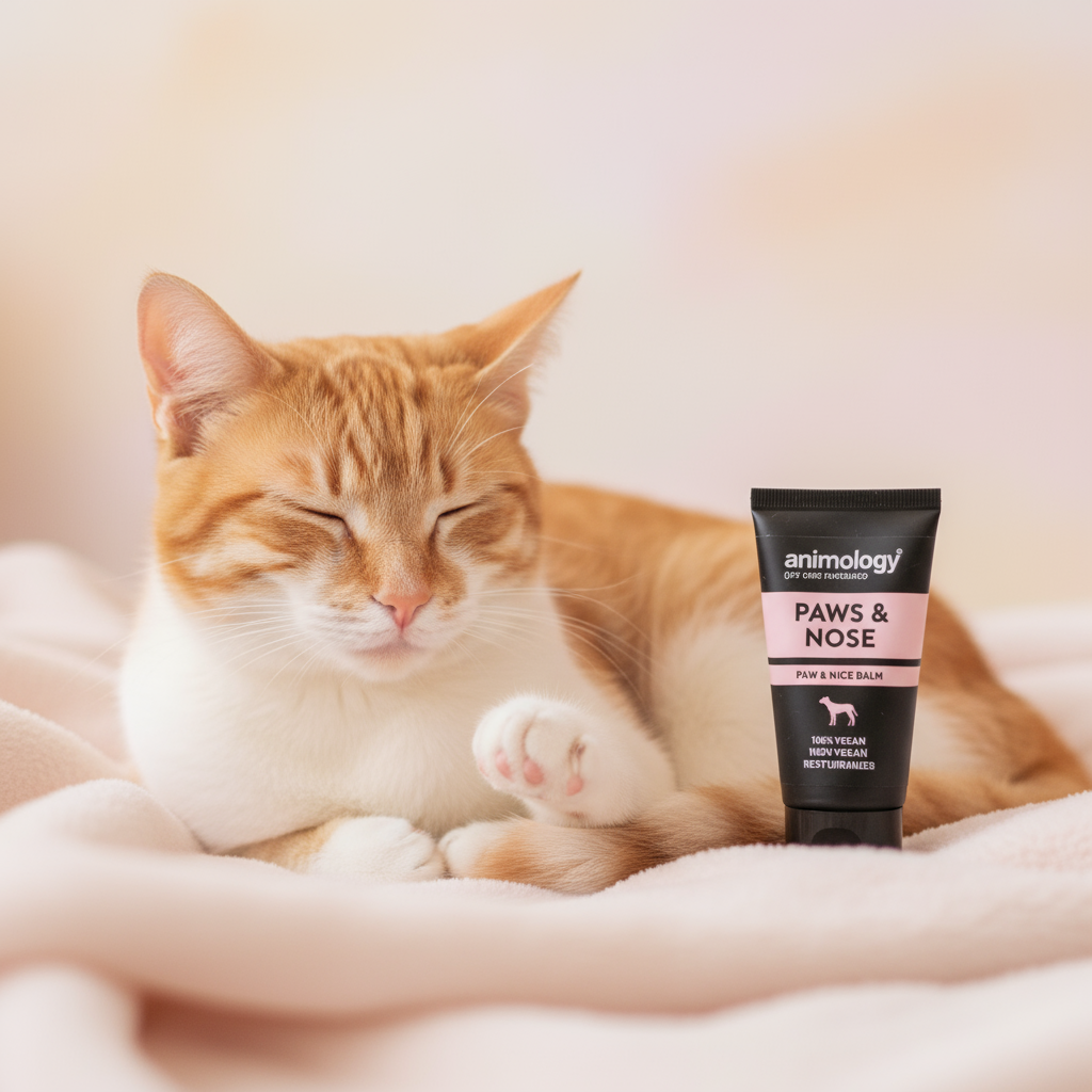 Banner Paws & Nose Balm con Kira