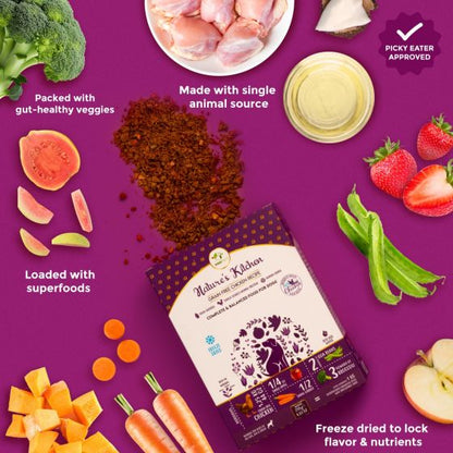 Nature's Kitchen Gevriesdroogd Kippenrecept - Premium Hondenvoer (250g)