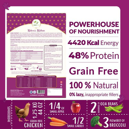 Nature's Kitchen Gevriesdroogd Kippenrecept - Premium Hondenvoer (250g)