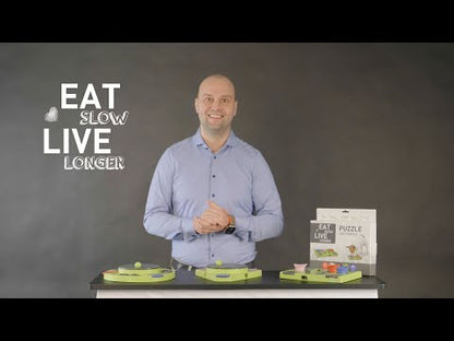 Eat Slow Live Longer Puzzle Rectangle - Interactief Intelligentiespel