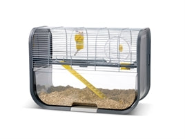 SAVIC HAMSTERKOOI GENEVA ANTRACIET/ZILVER 60x29x44cm - Complete Hamsterkooi