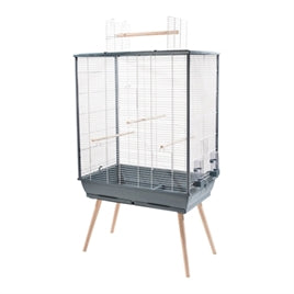 ZOLUX VOGELKOOI NEO JILI XL GRIJS 81X48X132CM
