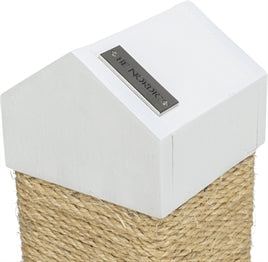 🌿 Eco-Krabstam Iben Wit 60cm - Minimalistisch & Duurzaam ⚡ AANBIEDING!